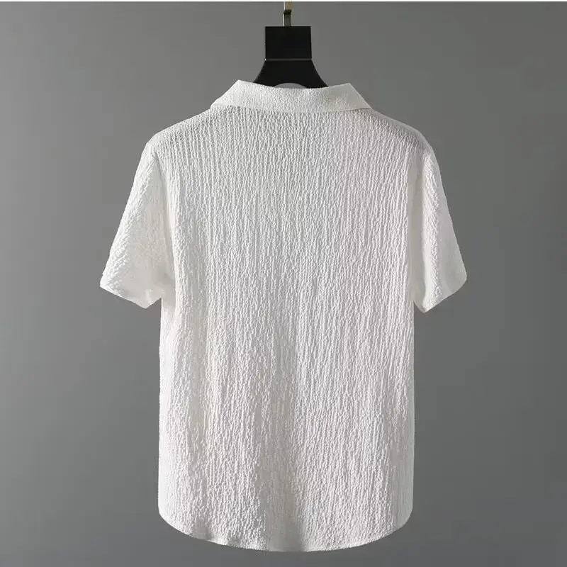 Summer Ultra-thin Sleeveless Ice Silk Linen Suit Men's Cotton Linen Set Oversized Loose-fit Mid-sleeve T-shirt Sports Wear