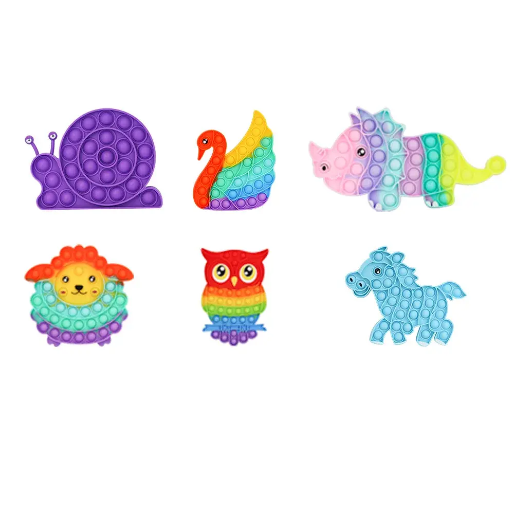 Stress Reliever Toys Educational Anti-Loose Cross-Border Hot Selling Mouse-Killing Unicorn Press-and-Have-Fun Toys