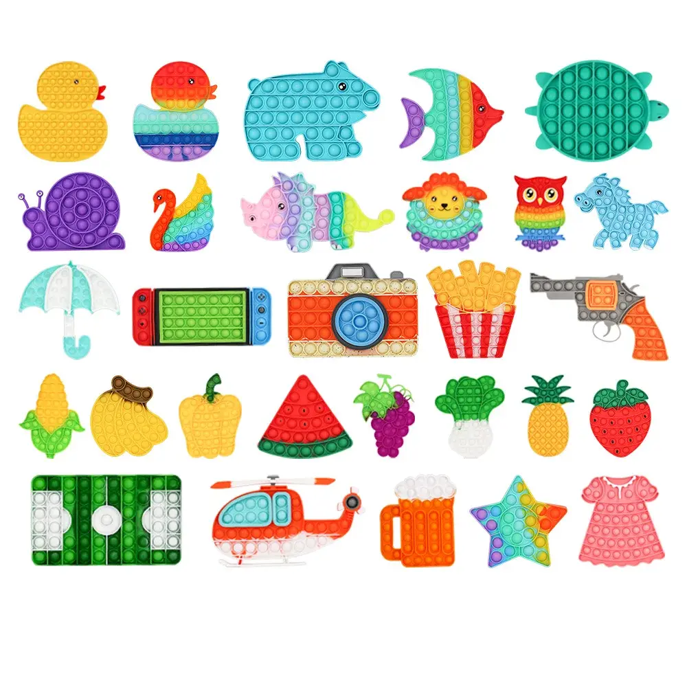 Stress Reliever Toys Educational Anti-Loose Cross-Border Hot Selling Mouse-Killing Unicorn Press-and-Have-Fun Toys