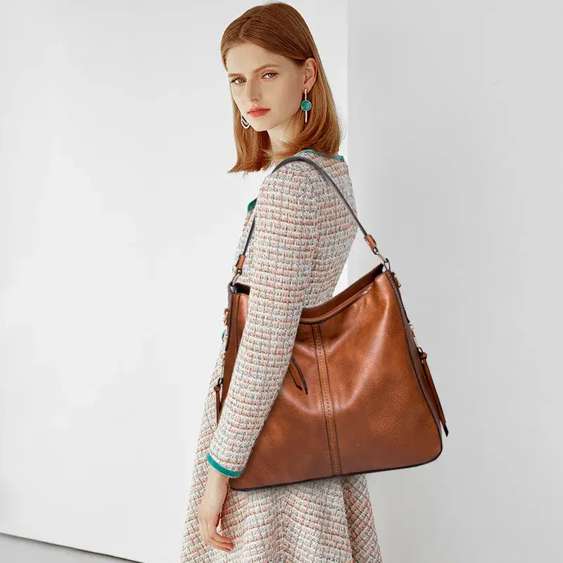 Fashionable Large Capacity Women's Handbag New Style Cross-Border Ladies Single Shoulder Bag Tote Bag Wholesale For Women