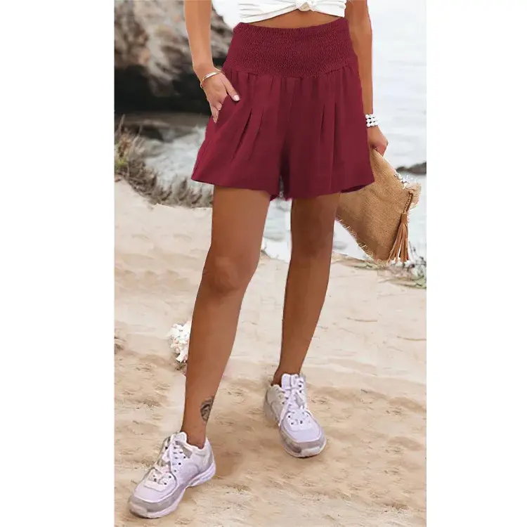 High Waist Solid Color Shorts Casual Pants Independent Station Hot Sale Women's Fashion Hot Sale Of The Season Comfortable Low W