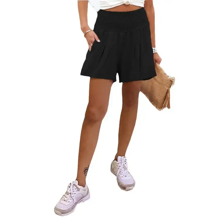 High Waist Solid Color Shorts Casual Pants Independent Station Hot Sale Women's Fashion Hot Sale Of The Season Comfortable Low W