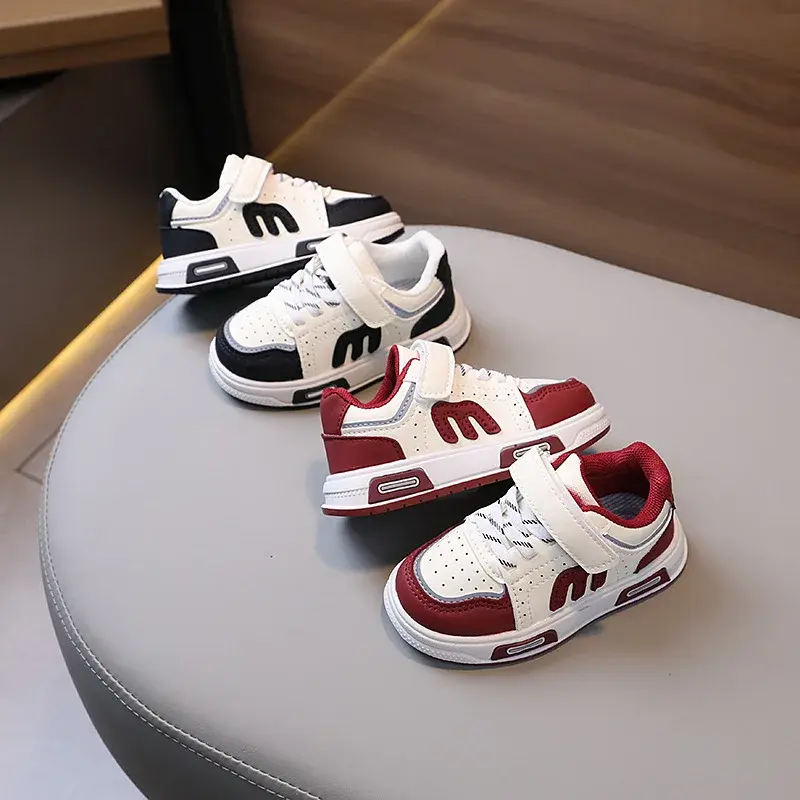 2024 Autumn New Children's Sneakers 1-6 Years Old Women's Baby Shoes Men's Casual Board Shoes Soft Bottom Children's Shoes
