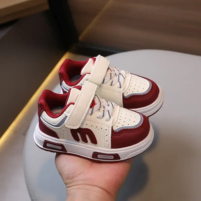 2024 Autumn New Children's Sneakers 1-6 Years Old Women's Baby Shoes Men's Casual Board Shoes Soft Bottom Children's Shoes