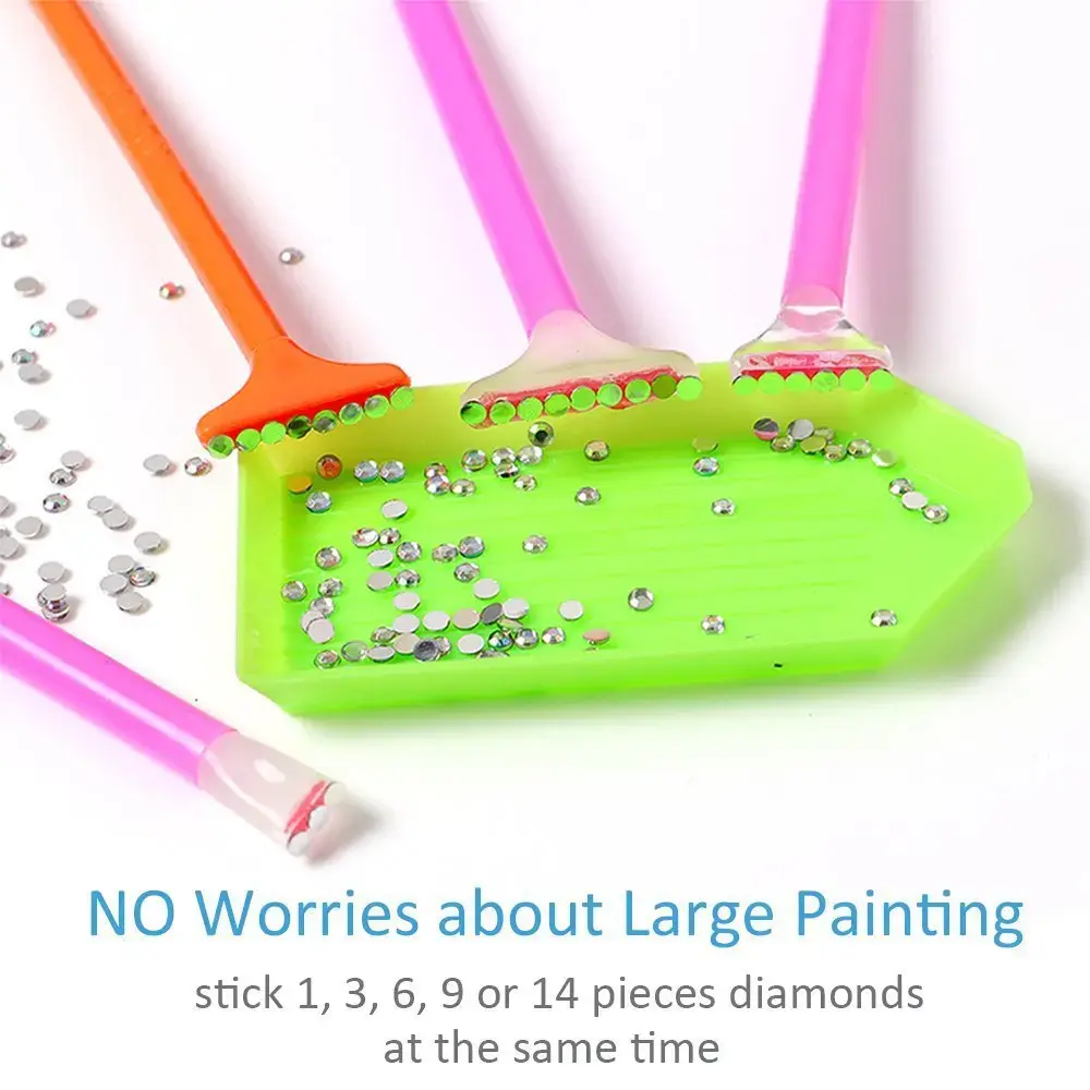 DIY Diamond Painting Tool Kit 5D Diamond Accessories Artistic Craft Diamond Pen Embroidery Box For Home Decorations
