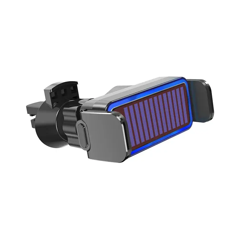 Solar Car Mount Stand Navigation Vent Dashboard Bracket Intelligent Electric Vehicle Mobile Phone Holder Universal Support