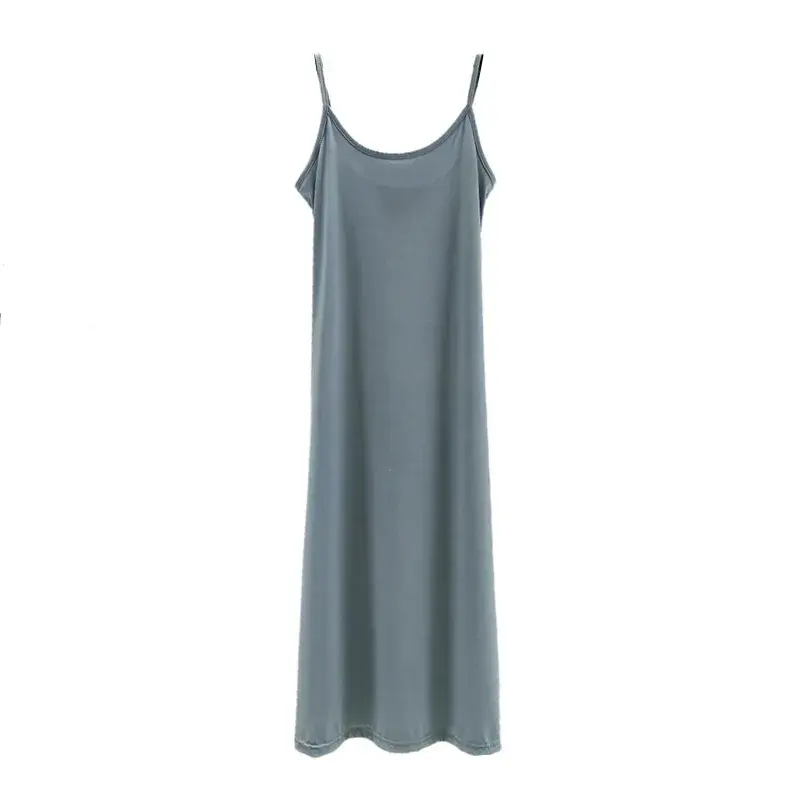 Modal Tank Dress Inner Long Loose-Fit Opaque White Base Layer Vest Plus Size Women's Summer Clothing From China Mainland
