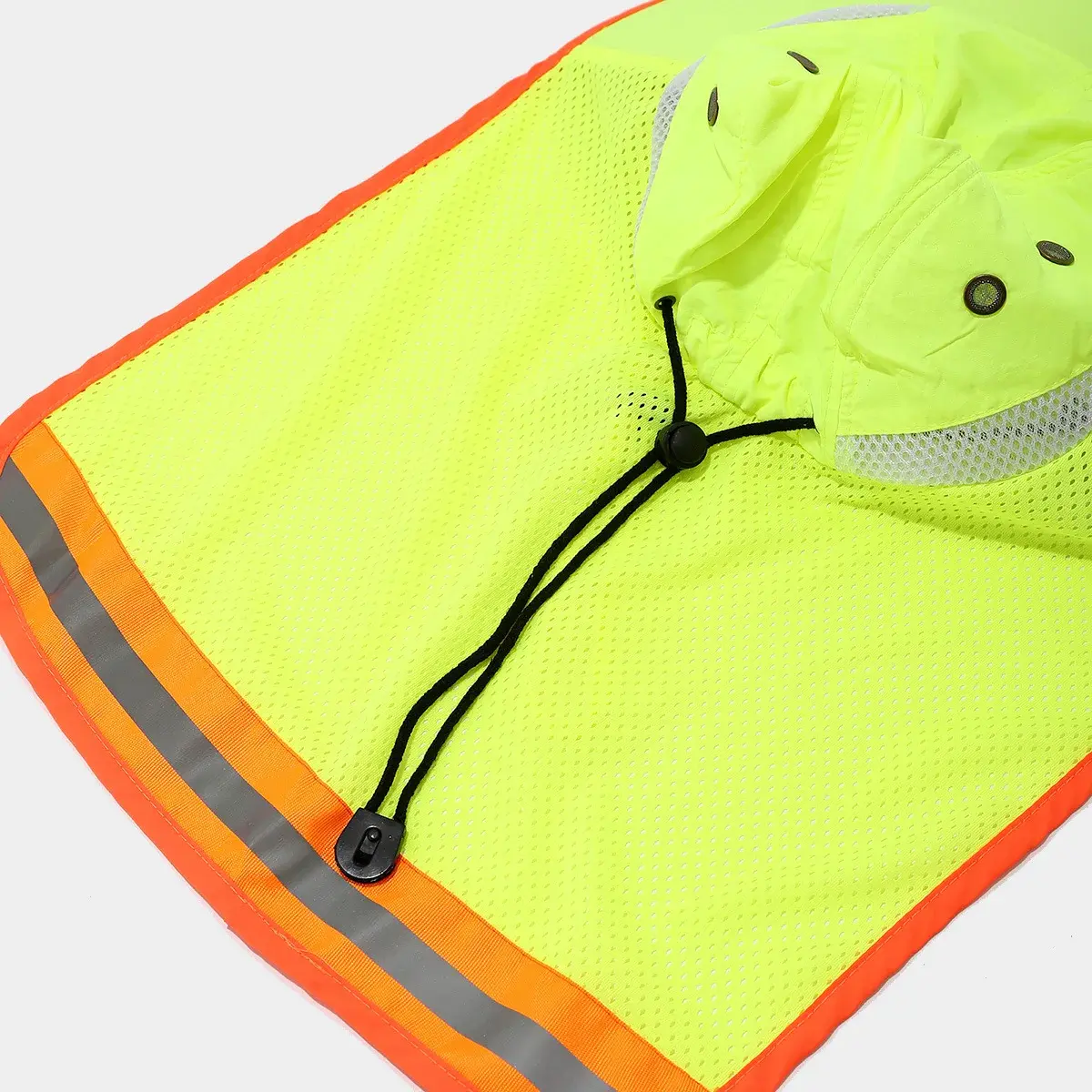 Reflective Mesh Cap Quick Dry for Road Maintenance Workers Sun Protection Hat Breathable Cap Suitable for Spring Summer
