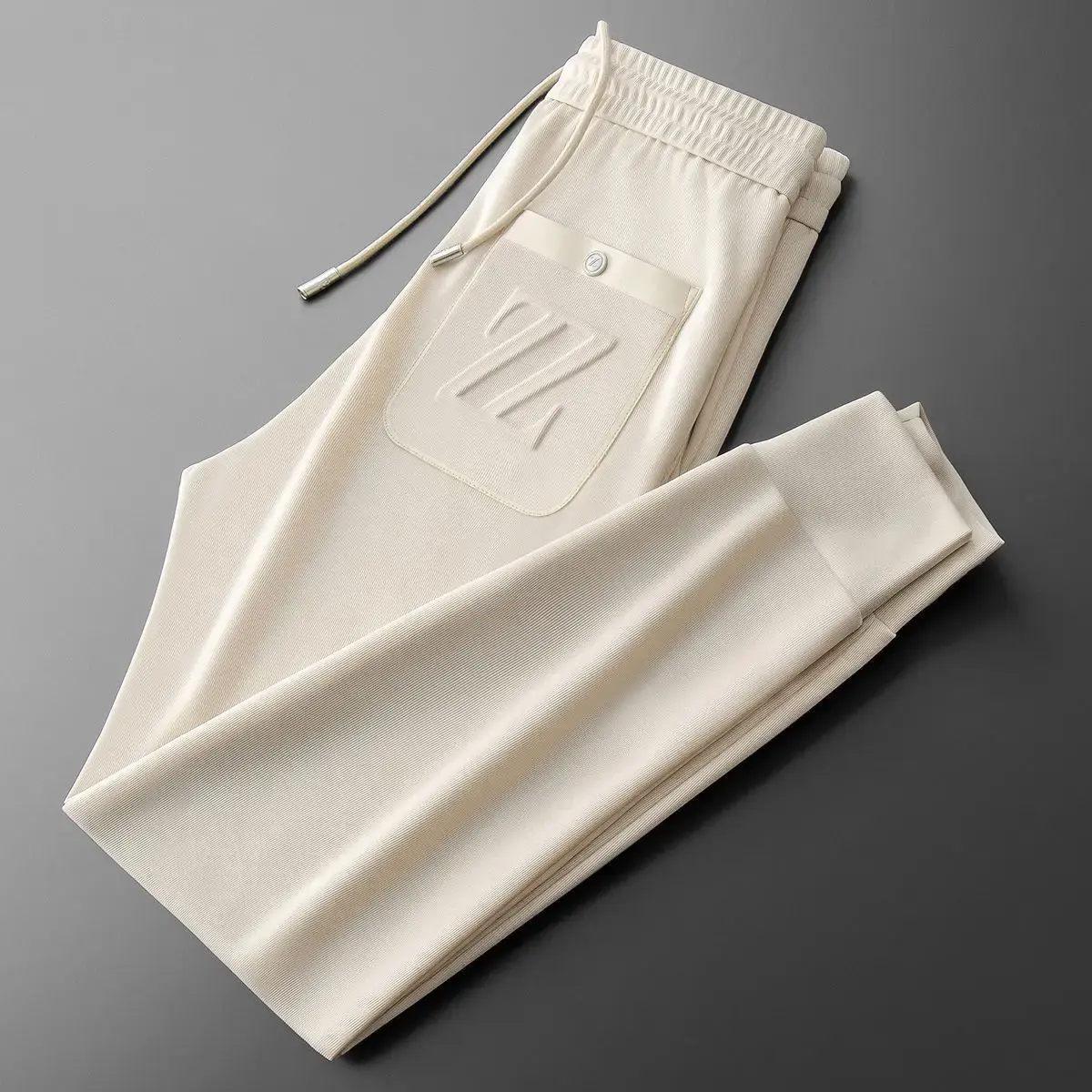 2023 Summer Luxury Embroidered Letter Sports Casual Pants Men's Lightweight Ankle Bundle Versatile Wardrobe Piece