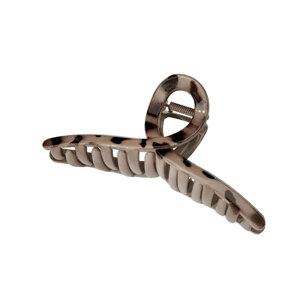 Best Selling Hair Accessories Hollow Heart Leopard Print Hair Clip Tortoiseshell Star Long Rectangle Hair Tail Shark Clip
