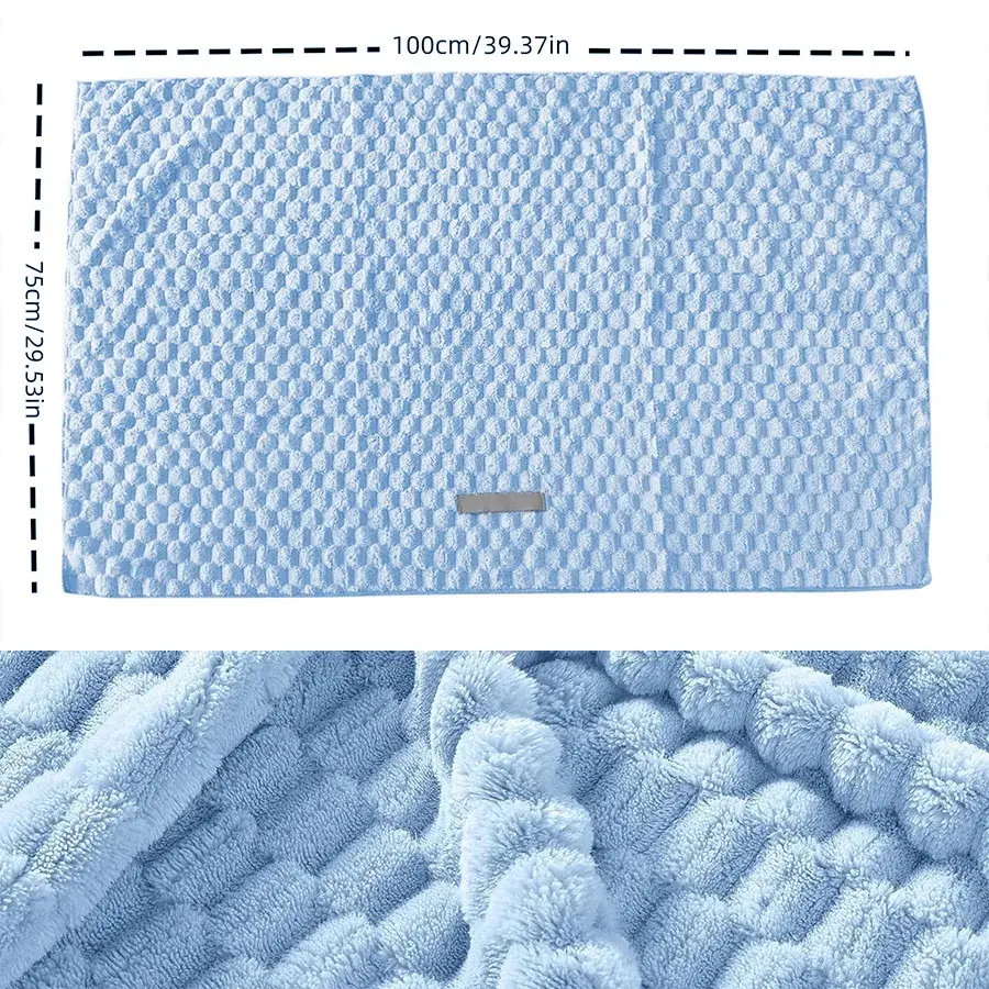 Thickened Absorbent Quick-Drying Comfortable Cloud-like Hair Towel No Shedding High Aesthetic Value Cross-Border New Model