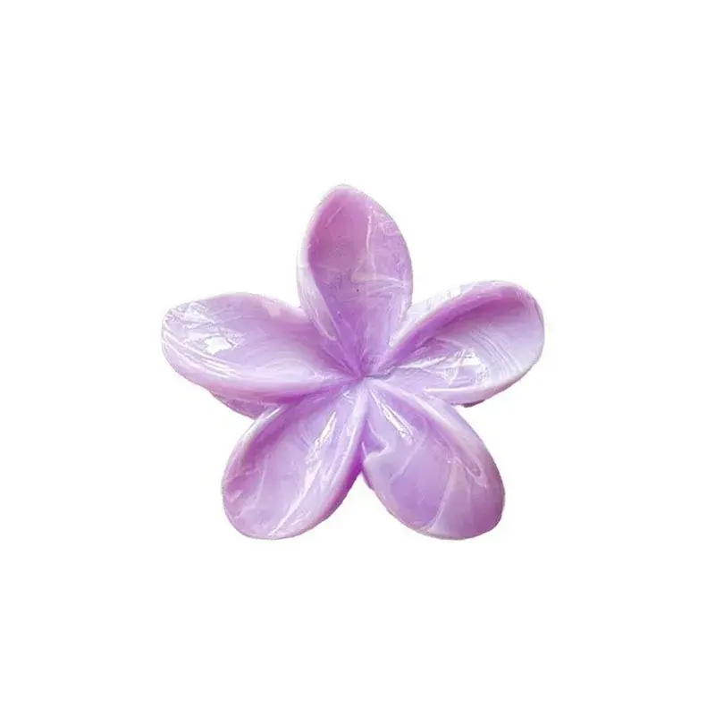 Large Size Shark Clamp Beach Vacation Half up Half down Hair Style Egg Flower Hair Accessory Professional Salon Hairpin
