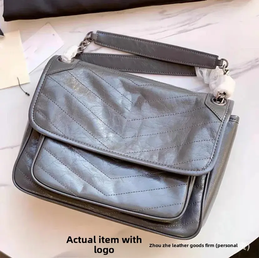 High-Quality YangTreeLin Niki Medium-Size Leather Mail Bag Wanderlust Bag Single Shoulder Slant Cross Underarm Women's Bag