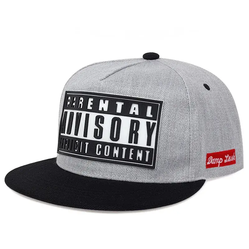 Trendy Couple Flat Brim Baseball Caps ADV Printed Letter Sun Protection Hats Street Style Korean Fashion Cap