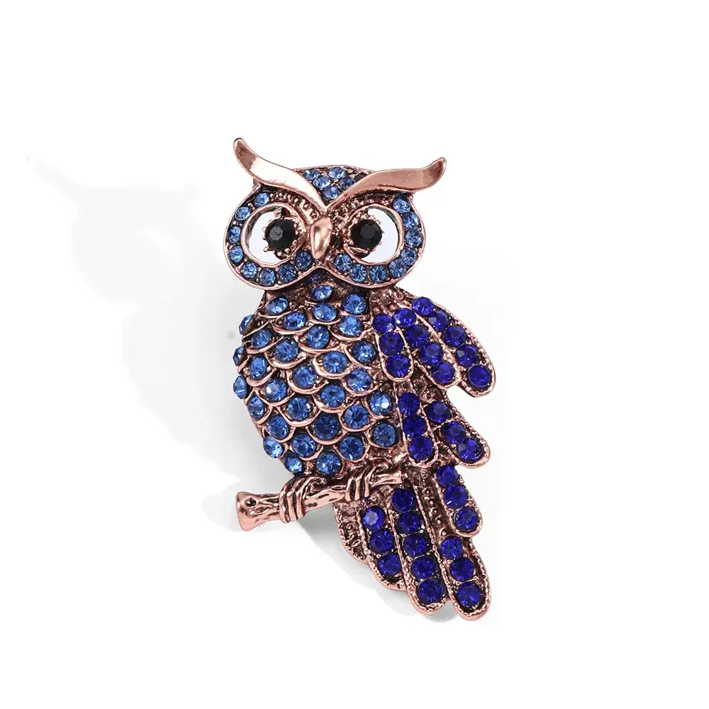 Fashionable Animal Honey Bee Moth Broochs Cat Owl Butterfly Pin Bird Chest Flower Clothing Accessories For Men Women