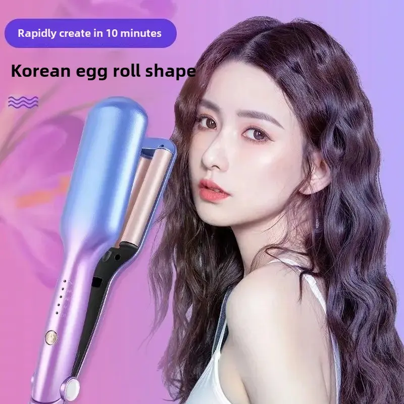 New Ceramic Wave Hair Curling Iron Straightening Two-in-One Anti-Aging Styling Tool Salon Professional Hairdressing Accessories