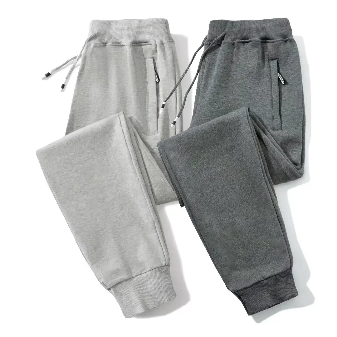 2022 New Casual Pants For Teens Lightweight Spring Summer Boys Trousers Zipper Pocket Ankle Length Sweatpants Straight Leg