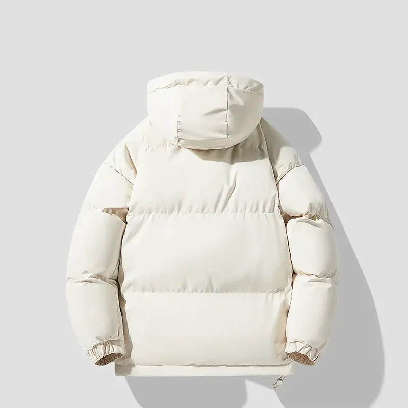 Autumn/Winter Cotton Coat Jacket Down Cotton-Padded Thickened Hooded Puffer Jacket For Men And Women Casual Loose Fit Outerwear
