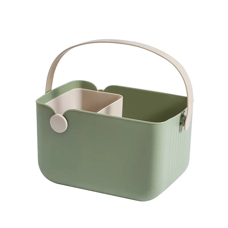 Nordic Light Luxury Style Bathroom Toilet Washing Storage Basket Cosmetic Lotion Shampoo Bathing Handheld Basket Wholesale