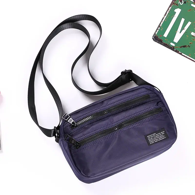 Casual Men's Single Shoulder Bag Fashionable Motorcycle Messenger Bag Crossbody Bag Trendy Mailman Bag Motorcycle Equipment Acce