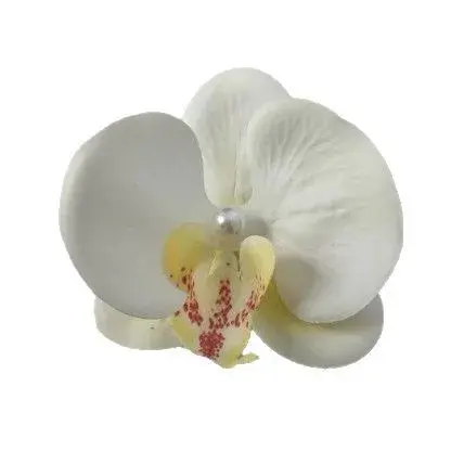Sweet Pink Butterfly Orchid Hair Clip Women's New 2025 Photography Flower Duckbill Clip Spring Summer Side Hair Accessories