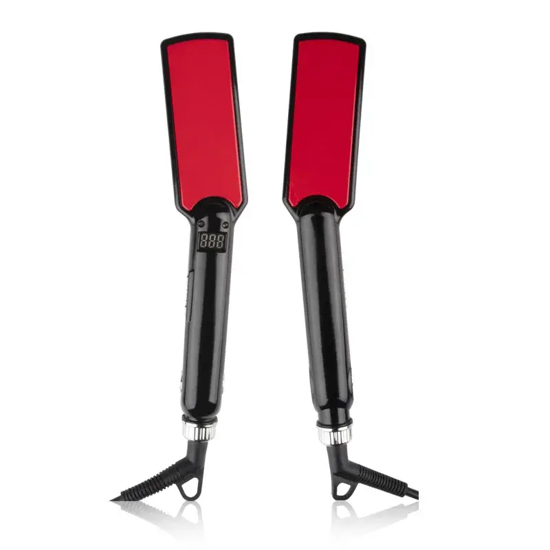 Cross-Border New Home Appliance LED Digital Display Straightening Iron Two-In-One Curling Iron Straight Board Clamp