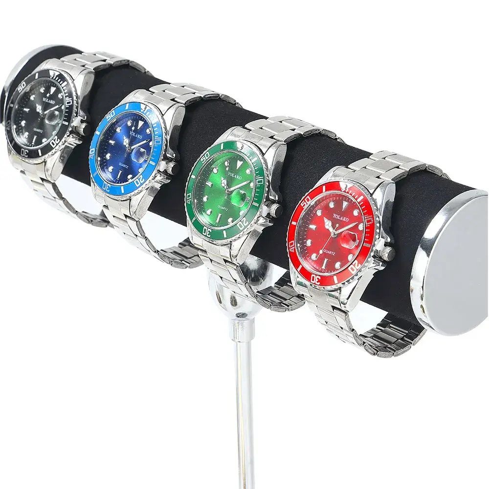 Metal Jewelry Display Stand Non-Slip Watch Bracelet Jewelry Cabinet Prop Small Large Size Jewelry Packaging And Exhibition Tool