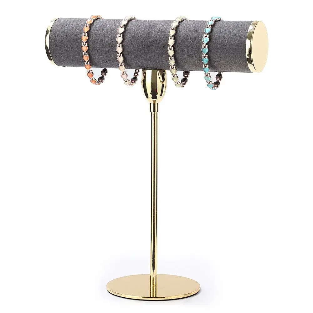 Metal Jewelry Display Stand Non-Slip Watch Bracelet Jewelry Cabinet Prop Small Large Size Jewelry Packaging And Exhibition Tool