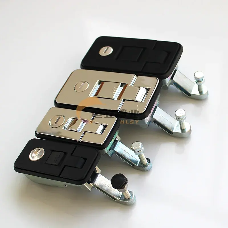MS6018 Flat Cabinet Switch Control Cabinet Black And Light Blue RV Truck Trailer Door Frame MS718 Door Lock Hardware Decor