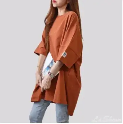 Loose Women's Mid-Length T-Shirt Summer Hot Sale Of The Season New Style Dopaamine Short Sleeve Cover Hip European Fashion Top T