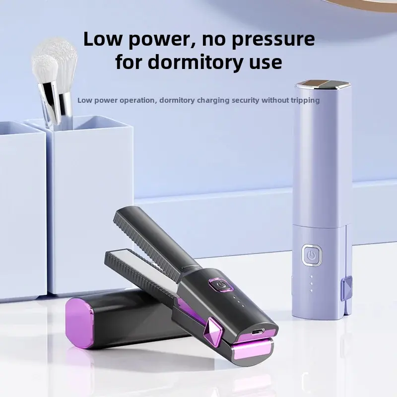 Mini Portable Hair Straightening And Curling Iron for Women Airy Bangs Straightening Clamp Small Size Hair Styling Tool