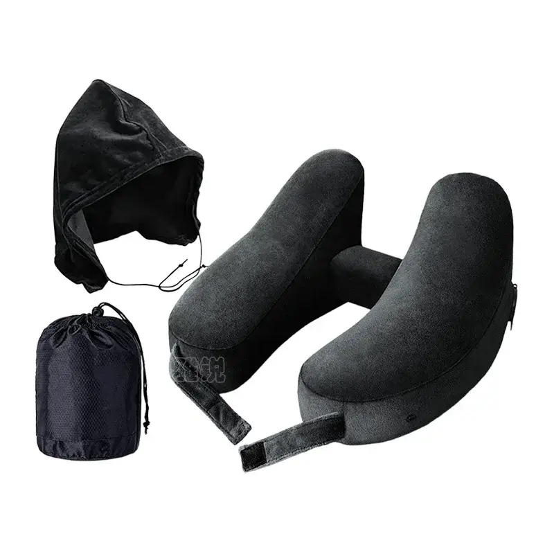 Portable Travel H-Shaped Inflatable Neck Pillow High-Quality Aviation Standard Neck Support Pillow For Infants And Adults