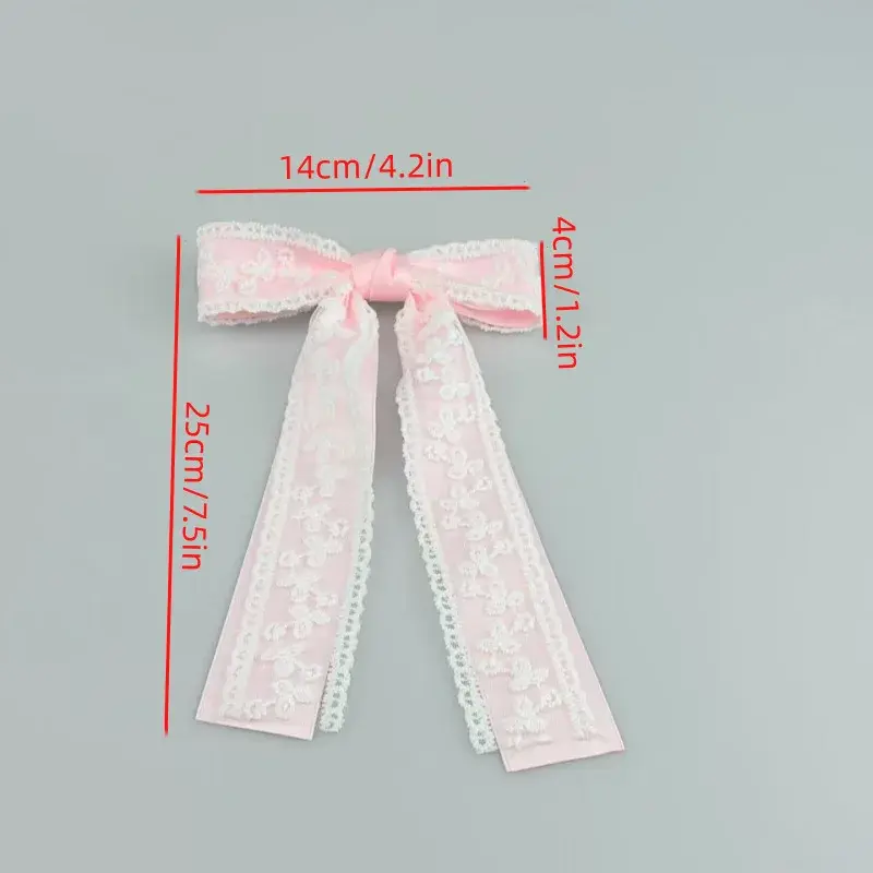 Elegant Sweet Princess Hair Accessories Lace Butterfly Knot Hair Clip Advanced Ladies Styling Hairpins Salon Fixed Hair Clips