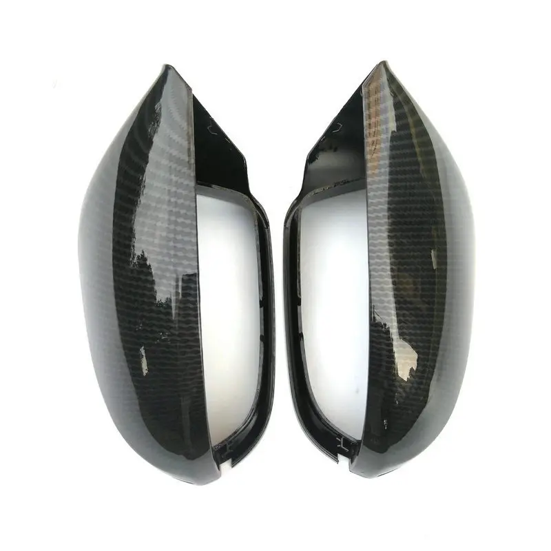 Carbon Fiber Rearview Mirror Shell Suitable For Audi A6 C7 C7.5 4G S6 2012 2018 Watermark Safety Concave Mirror Cover