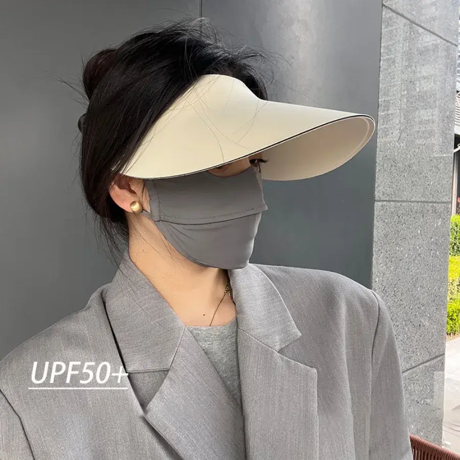 Upgraded Large Brim Seamless One-Piece Sunscreen Hat Third Generation New Outdoor Sports Empty Top Hat UV Protection Cap