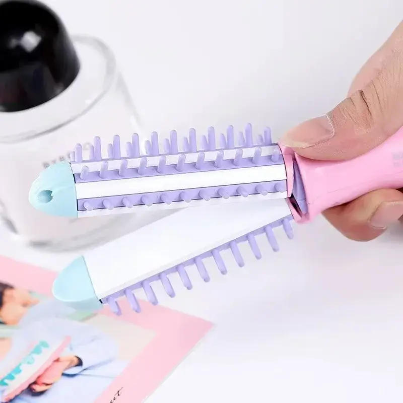 Mini Two-In-One Ceramic Hair Curler Straight And Curling for Bangs And Inner Clip Board Korean Style Salon Tool Accessories