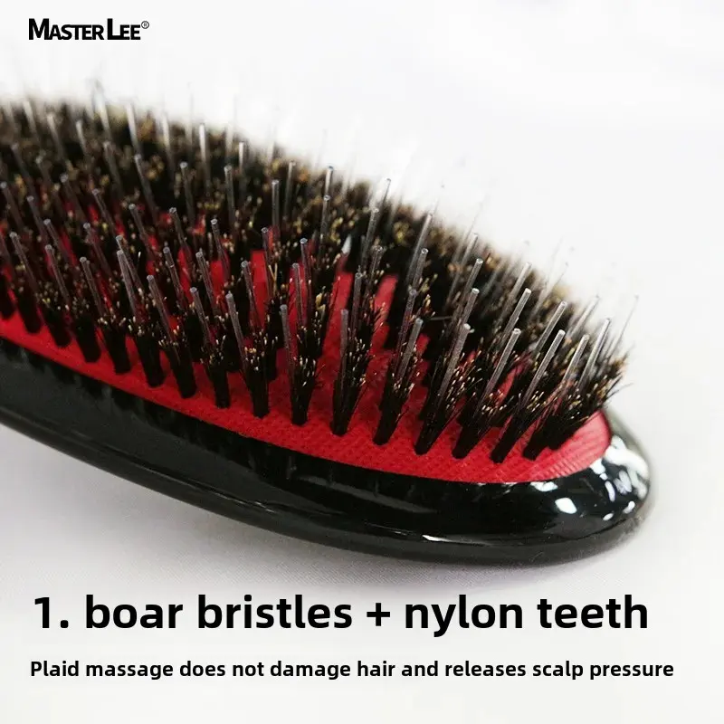 Nylon Airbag Hair Comb Anti-static Curling Professional Salon Hairdressing Comb Scalp Health Care Brush Cross-border Pigtail Bri