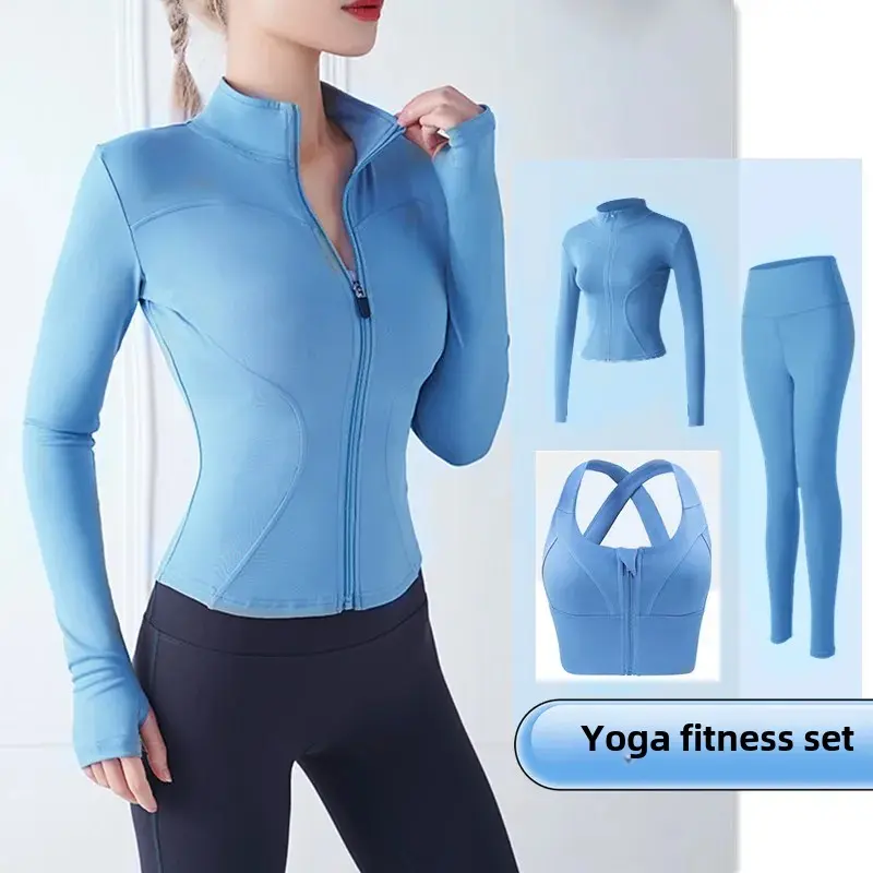 2023 New Fashionable Slimming Professional Yoga Sportsuit For Women High-End Same As Celebrity Style Fitness Clothing