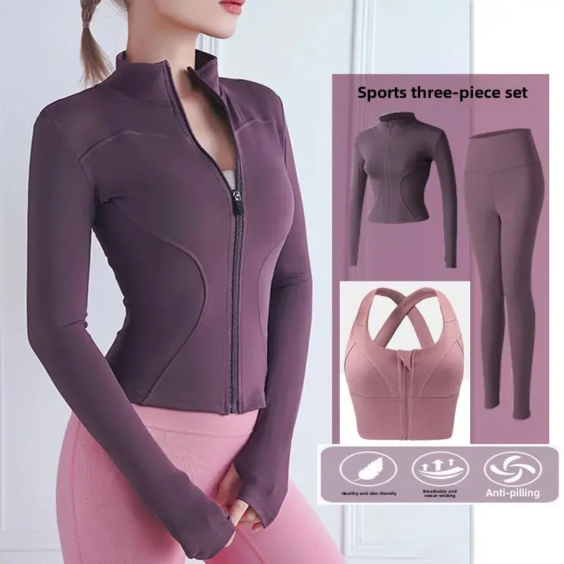 2023 New Fashionable Slimming Professional Yoga Sportsuit For Women High-End Same As Celebrity Style Fitness Clothing