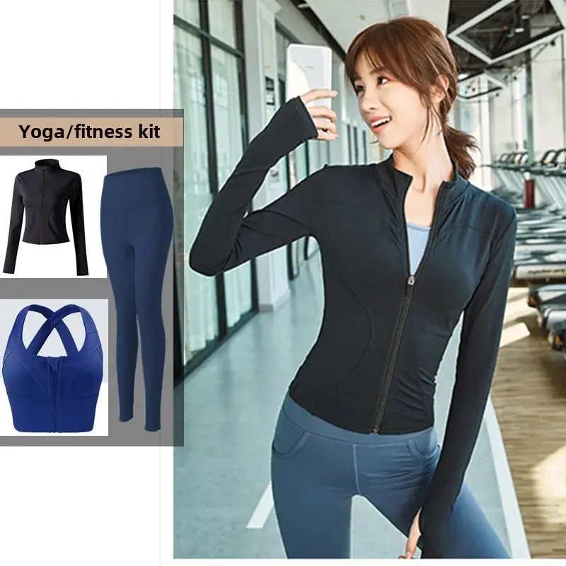 2023 New Fashionable Slimming Professional Yoga Sportsuit For Women High-End Same As Celebrity Style Fitness Clothing
