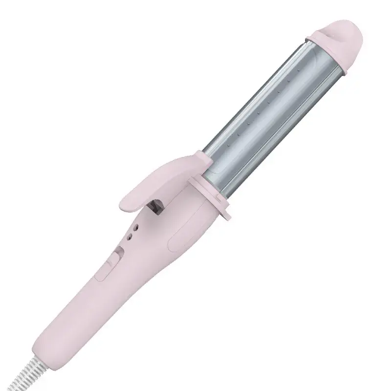ZhiGao Curling Iron Large Curl Big Wave Bangs Electric Clamp Straightening And Curling Two-In-One Flat Iron Hair Styling Tool