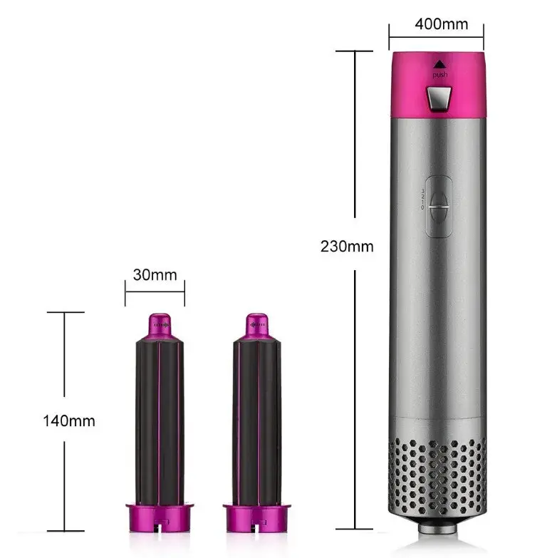 Five-In-One Electric Hairdressing Blow Dryer Automatic Curling Iron Straightening Brush Salon Tool Accessory from Mainland China
