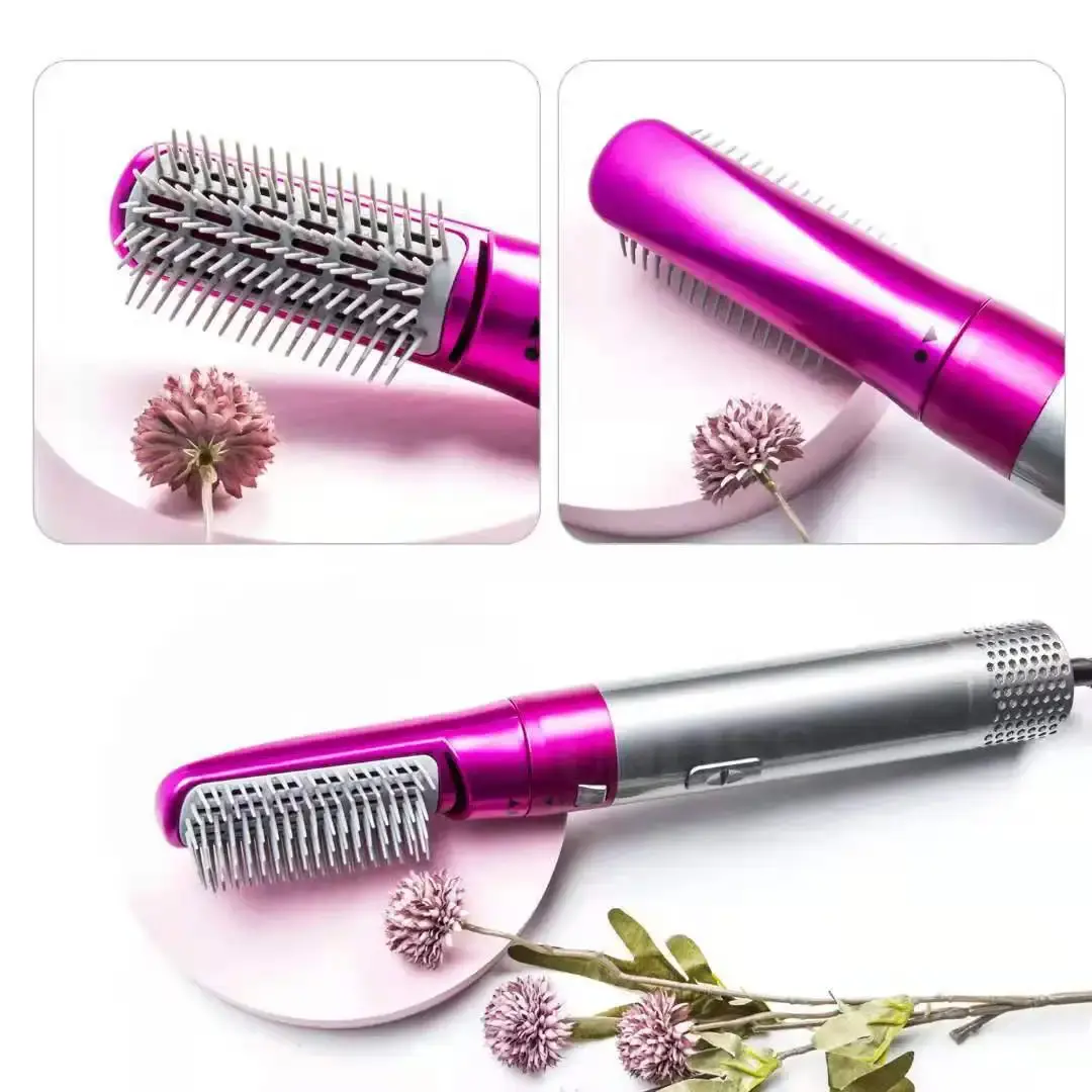 Five-In-One Electric Hairdressing Blow Dryer Automatic Curling Iron Straightening Brush Salon Tool Accessory from Mainland China