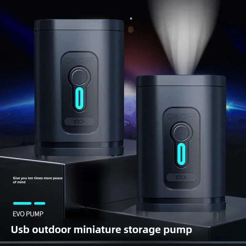 Portable Mini Air Pump Battery Inflation Pump Inflatable Bed Air Rifle Inflatable Boat Toy Air Tube USB Charging