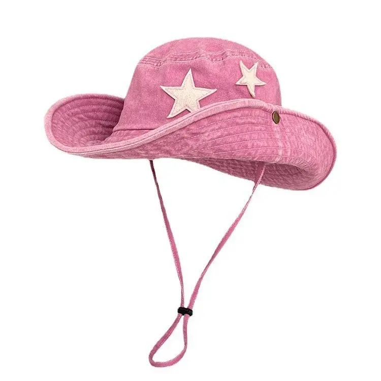 Large Brim Sun Protection Hat Western Cowboy Fisherman Hat for Men And Women Outdoor Jungle Beach Fishing Mountain Climbing