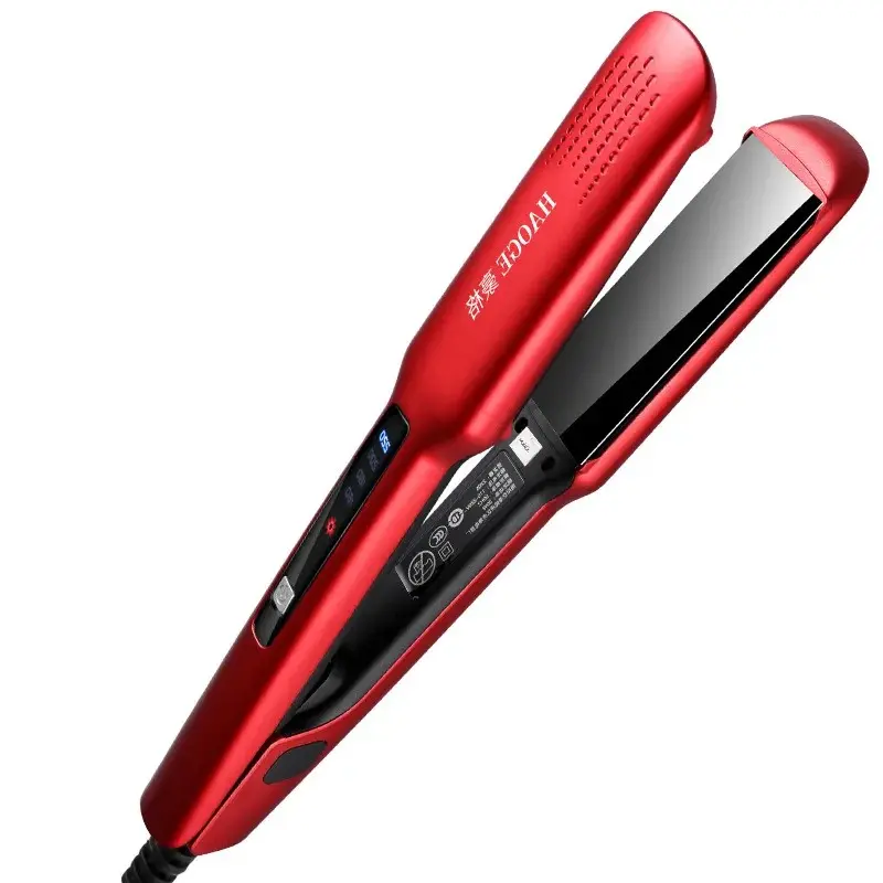 Portable Automatic Dry Wet Two Use Straightening Curling Iron Adjustable Temperature Hair Straightener And Curler Four Levels
