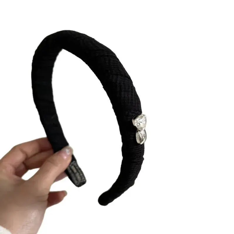 Korean Stripe Lace Satin Hair Ties Hair Bands Hair Accessories for Bun Hairstyling Professional Salon Partition Fixed Hair Clips