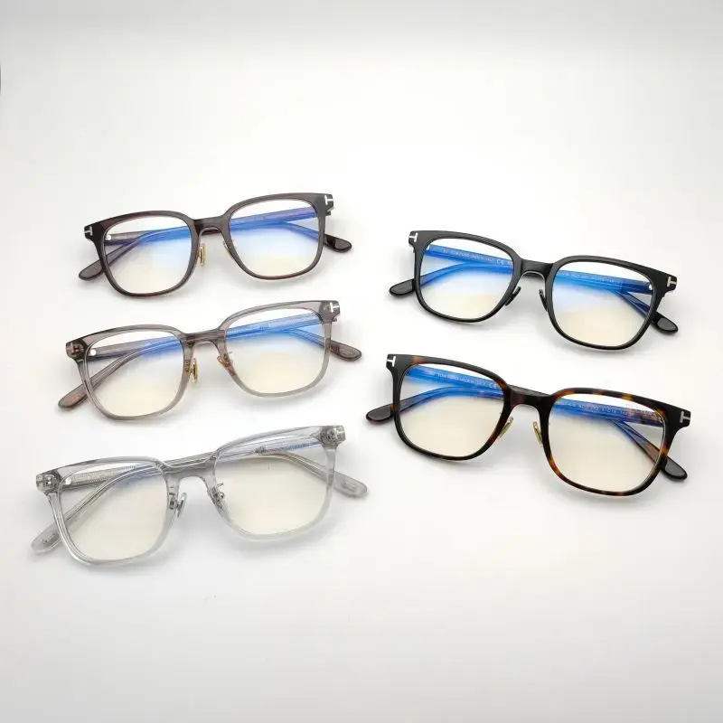 Women's Simple Near-Sighted Glasses Frame Tomboard Material Square Face TF5921Women's Showing Face Small Square Face Glasses