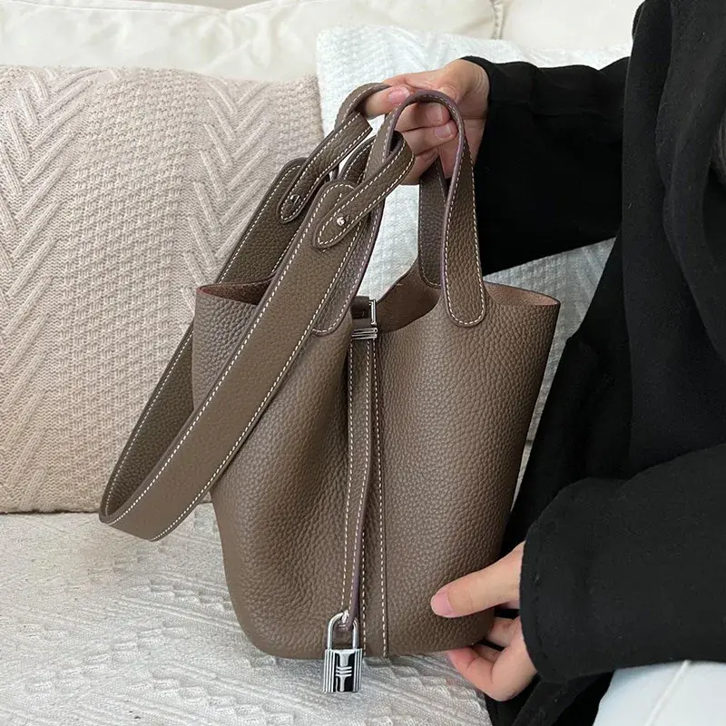 Master Craftsman's Heart Bakery Menu Basket Shoulder Strap Accessories Modified Underarm Bag Leather Strap Single Purchase