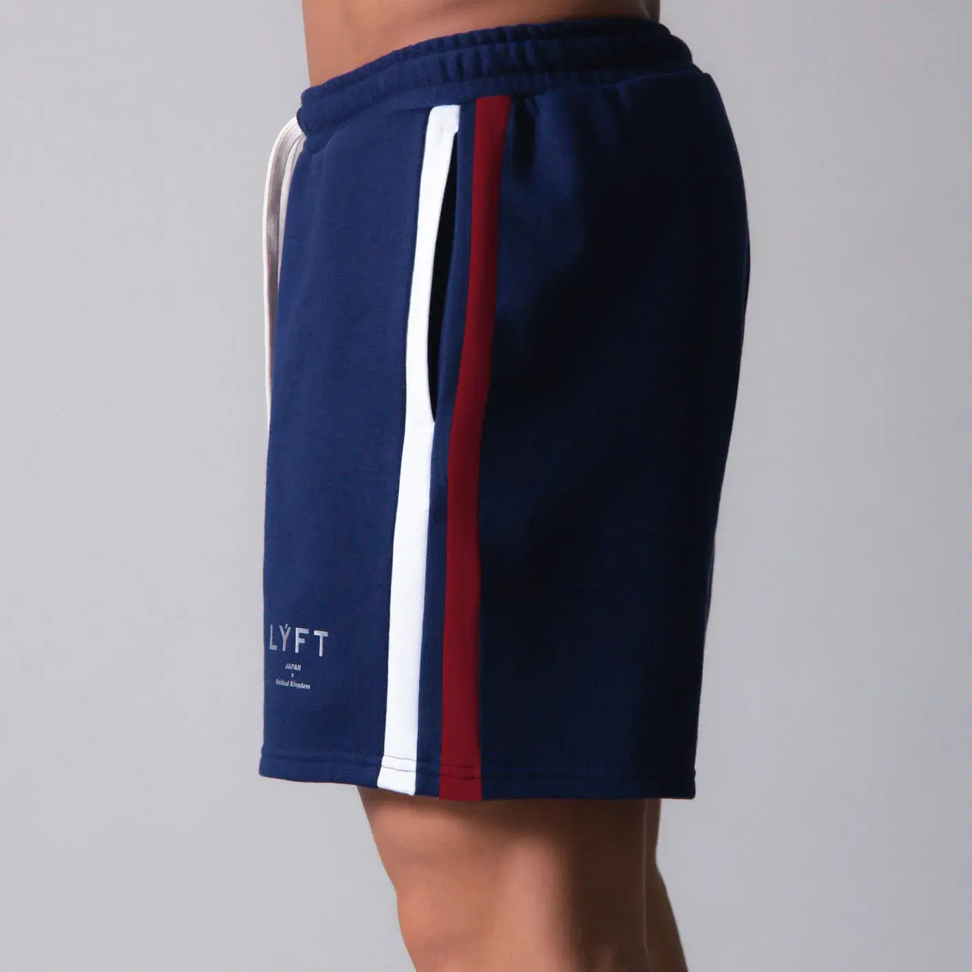Men's Sport Shorts LYFT Muscle Fitness Casual Running Training Breathable Elastic Summer INS Sports Pants for Active Men